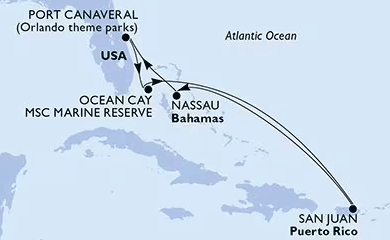 27.12.2025, MSC Grandiosa Kreuzfahrt 20.12.2025 - Karibik und Antillen