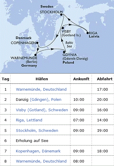 MSC Magnifica vom 07.06.2026 bis 14.06.2026, MSC Magnifica - Ostsee ab Warnem&uuml;nde