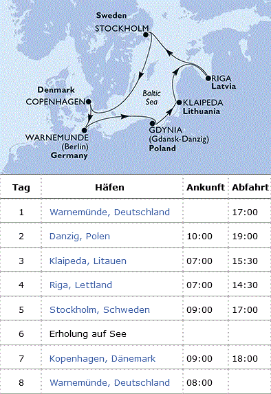 MSC Magnifica am 21.06.2026, 02.08.2026, 16.08.2026 & 30.08.2026, MSC Magnifica - Ostsee ab Warnem&uuml;nde