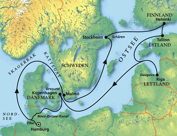 Das große Klassikfestival mit MS Amadea in der Ostsee, Kreuzfahrt MS Amadea 30.05.2026 - 12.06.2026
