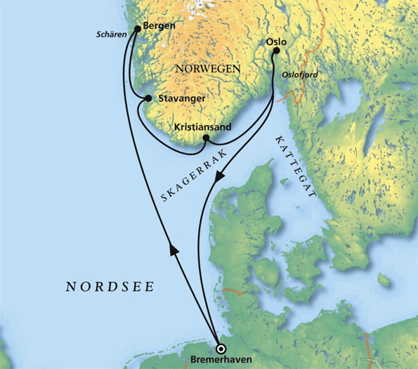 Adventszauber in Norwegen, Kreuzfahrt MS Amera 09.12.2025 bis 16.12.2025