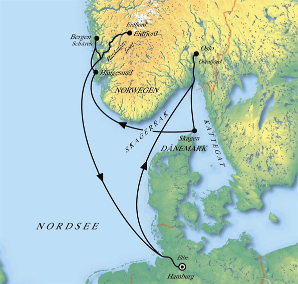 Herbstgenuss in Norwegens schönsten Ecken, Ostsee Kreuzfahrt MS Artania 21.09.2026 bis 29.09.2026