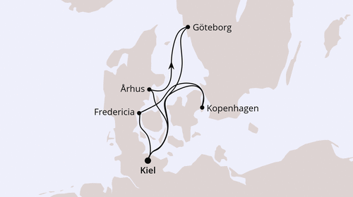 AIDAbella - Dänemark ab Kiel, AIDAbella am 21.09.2026 bis 27.09.2026, Aida