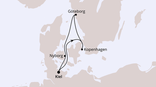AIDAbella - Kurzreise nach Skandinavien ab Kiel, AIDAbella am vom 22.04.2026 bis 26.04.2026, Aida