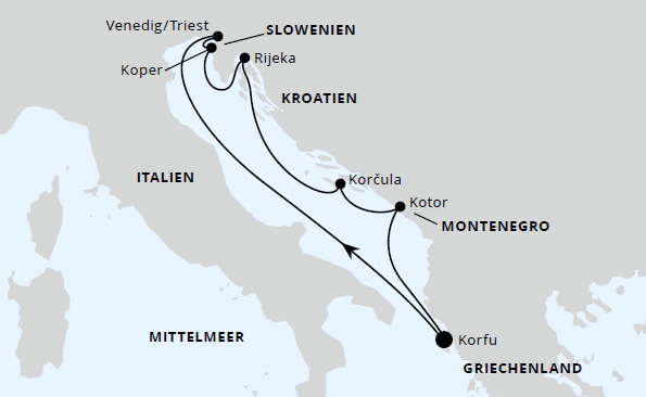 Adria ab Korfu 2, AIDAblu 2027