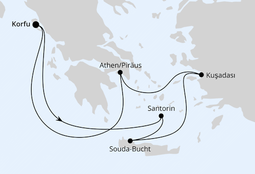 Griechenland ab Korfu 1, AIDAblu vom 19.09.2026 bis 26.09.2026 für 7 Tage