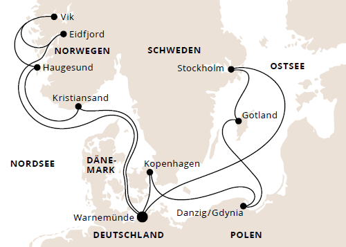 AIDAdiva - Highlights der Nord- und Ostseek&uuml;ste 1, AIDA