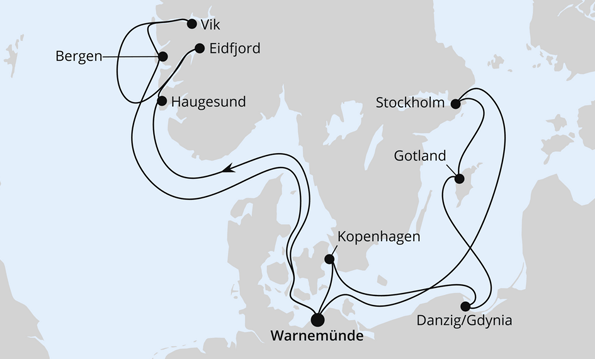Highlights der Nord- und Ostseek&uuml;ste 1, AIDAdiva 2027