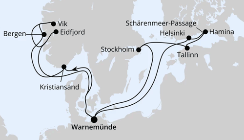 Highlights der Nord- und Ostseeküste 2, AIDAdiva vom 06.06.2026 bis 20.06.2026