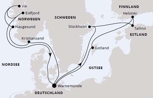 AIDAdiva - Highlights der Nord- und Ostseek&uuml;ste 2, AIDA
