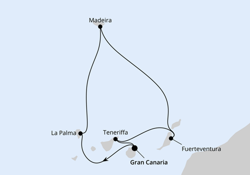 Kanaren & Madeira, AIDAmar am 14.02.2027, 28.02.2027 & 14.03.2027