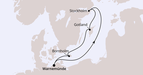 Kurzreise nach Schweden, AIDAmar vom 19.09.2026 bis 24.09.2026