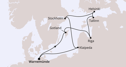 AIDAmar - Städte der Ostsee ab Warnemünde 1, AIDAmar vom 23.08.2026 bis 02.09.2026