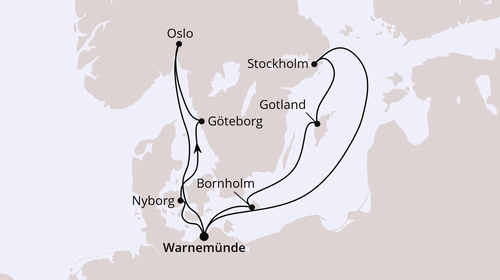 AIDAmar - Städte der Ostsee ab Warnemünde 2, AIDAmar vom 14.09.2026 bis 24.09.2026