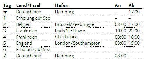  Foto zu AIDAnova 03.01.2026 - AIDA Metropolen ab Hamburg 