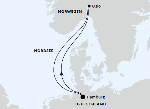 AIDAnova - Kurzreise nach Oslo, AIDAnova vom 09.11.2024 bis 13.11.2024, Kreuzfahrt AIDA