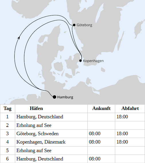 AIDAperla 24.05.2027 bis 29.05.2027, FESTIVAL Cruise ab Hamburg