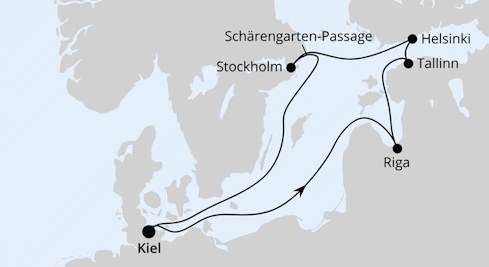 AIDAperla - Weihnachtsmk&auml;rkte in der Ostsee ab Kiel 2 vom 14.12.2027 bis 23.12.2027