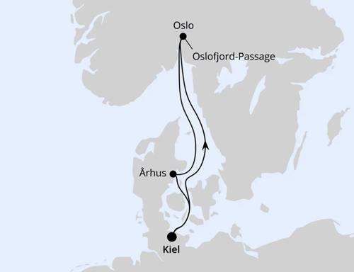 AIDAprima - Kurzreise zum Biathlon-Weltcup in Oslo ab Kiel, AIDAprima vom 17.03.2026 bis 22.03.2026