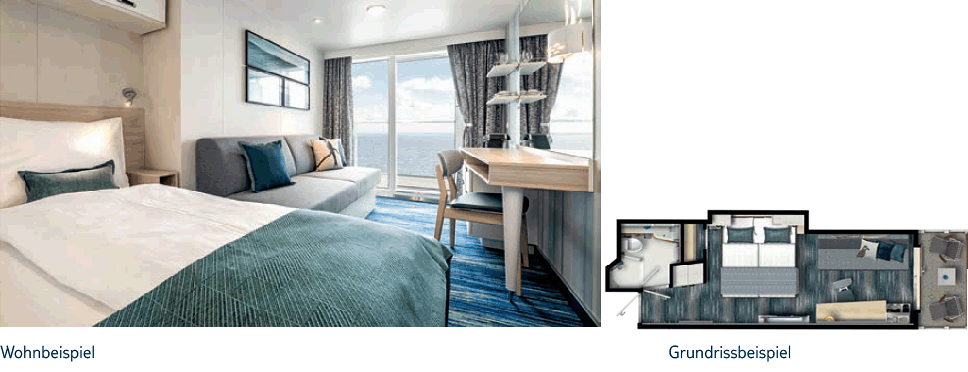 Mein Schiff 1 Balkonkabine