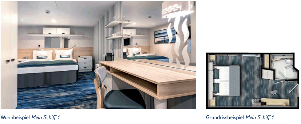 Mein Schiff 1 Innenkabine