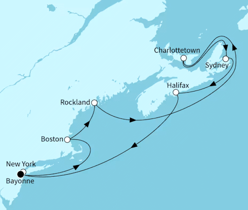 Mein Schiff 1 vom 08.10.2027 bis 19.10.2027, TUI Cruises - Neuengland und Kanada