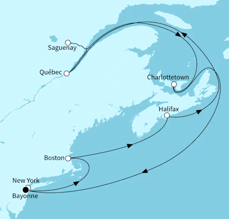 Mein Schiff 1 vom 14.09.2027 bis 28.09.2027, TUI Cruises - Ostk&uuml;ste der USA und Kanada