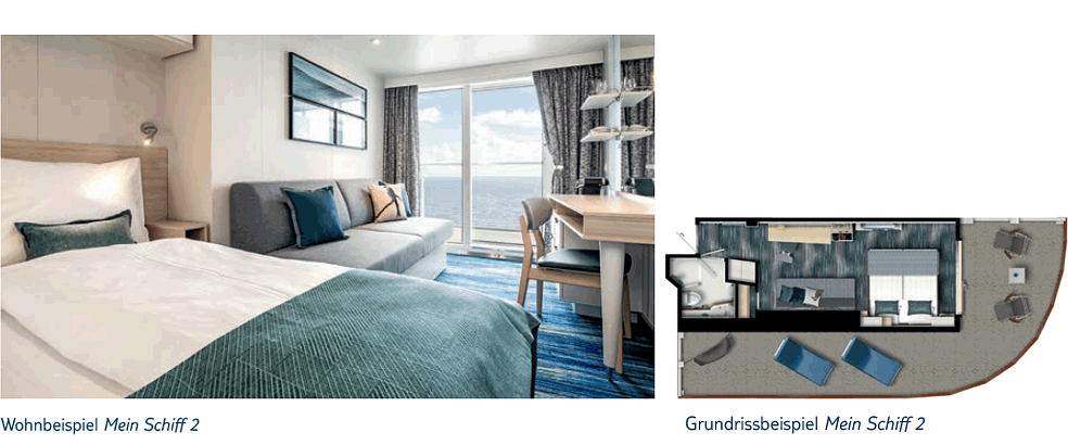 Mein Schiff 2 Premium Verandakabine