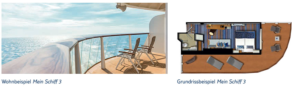 Mein Schiff 3 Premium Verandakabine