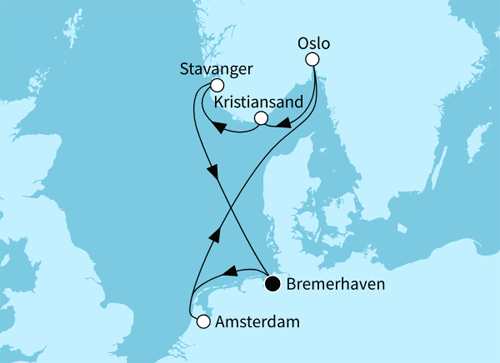 Mein Schiff 3 - Winterliche Fjordwelten mit der Mein Schiff 3 vom 08.12.2024 bis 15.12.2024, TUI Cruises Kreuzfahrt