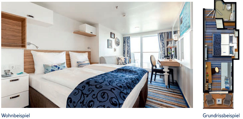 Mein Schiff 4 Balkonkabine
