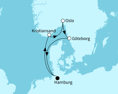 Ein nordisches Sommermärchen, Mein Schiff 4 vom 26.07.2025 bis 02.08.2025