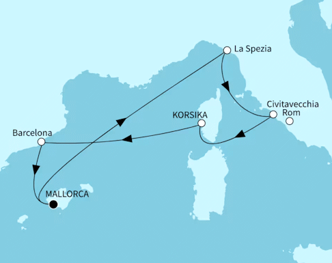 Adults only: Faszination Mittelmeer, Mein Schiff 4 vom 21.04.2027 bis 28.04.2027