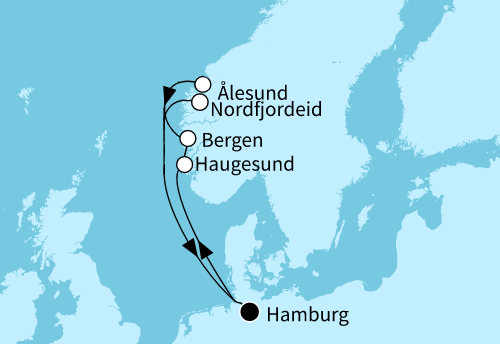 Fjordland Norwegen, Mein Schiff 4 vom 13.09.2025 bis 20.09.2025