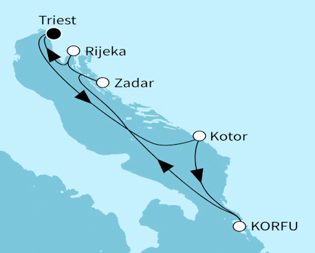 Inselgl&uuml;ck im Mittelmeer, Mein Schiff 4 vom 16.05.2027 bis 23.05.2027