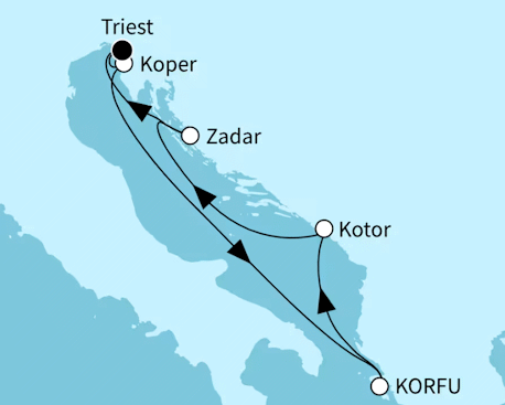 Inselgl&uuml;ck im Mittelmeer, Mein Schiff 4 vom 13.06.2027 bis 20.06.2027