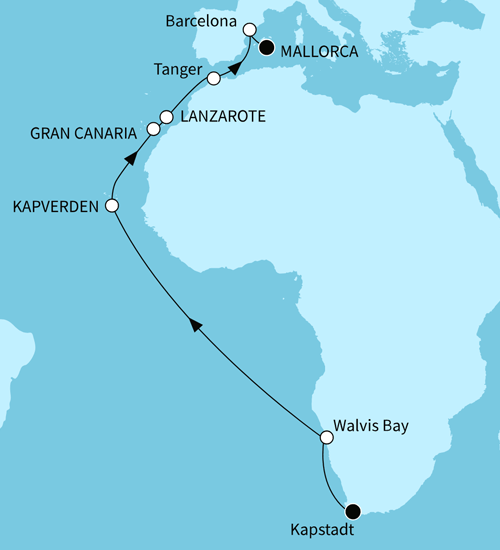 Transozean, Mein Schiff 4 vom 11.04.2026 bis 01.05.2026