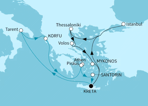 &Auml;g&auml;is und Bosporus - 7 Tage, Mein Schiff 5 vom 14.05.2027 bis 28.05.2027