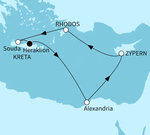 &Auml;gypten und griechische Inseln - 7 Tage, Mein Schiff 5 vom 22.10.2027 bis 29.10.2027