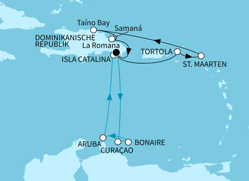 Festtage in der Karibik, Mein Schiff 5 vom 23.12.2026 bis 06.01.2027