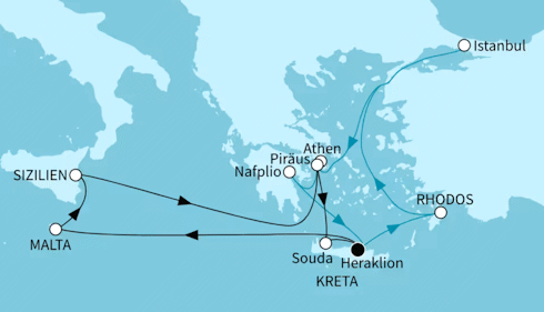 Griechenland intensiv mit Istanbul - 7 Tage, Mein Schiff 5 vom 04.06.2027 bis 18.06.2027