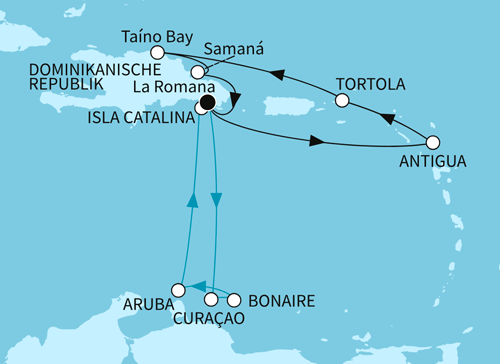 Jahresauftakt in der Karibik, Mein Schiff 5 vom 30.12.2026 bis 13.01.2027