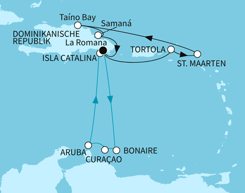 Karibische Inselwelten, Mein Schiff 5 vom 03.02.2027 bis 17.02.2027