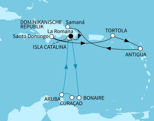 Karibische Inselwelten, Mein Schiff 5 vom 13.01.2027 bis 27.01.2027