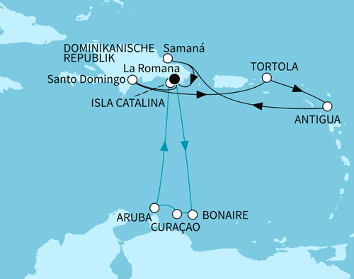 Karibische Inselwelten, Mein Schiff 5 vom 20.01.2027 bis 03.02.2027