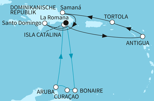 Karibische Inselwelten, Mein Schiff 5 vom 25.11.2026 bis 09.12.2026