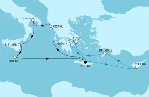 &Ouml;stliches Mittelmeer intensiv - 14 Tage, Mein Schiff 5 vom 16.07.2027 bis 30.07.2027