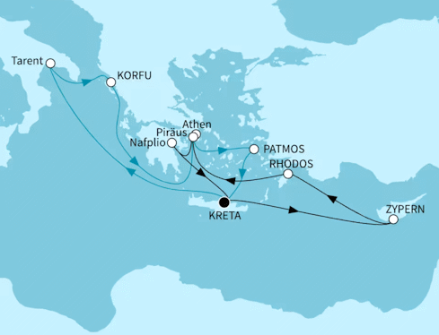 &Ouml;stliches Mittelmeer intensiv - 14 Tage, Mein Schiff 5 vom 18.06.2027 bis 02.07.2027