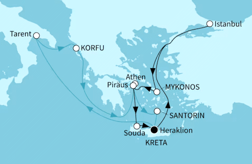 &Ouml;stliches Mittelmeer intensiv, Mein Schiff 5 vom 16.04.2027 bis 30.04.2027