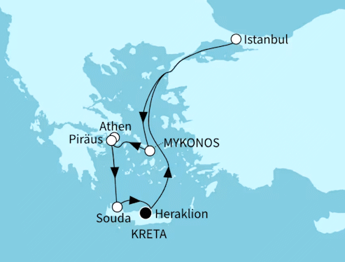 &Ouml;stliches Mittelmeer mit Istanbul, Mein Schiff 5 vom 15.10.2027 bis 22.10.2027
